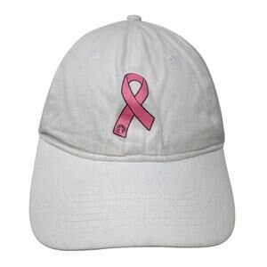 Survivor Ribbon Uchicago Medicine Strapback Baseball Cap White One Size Big X